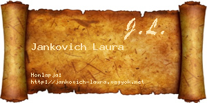 Jankovich Laura névjegykártya